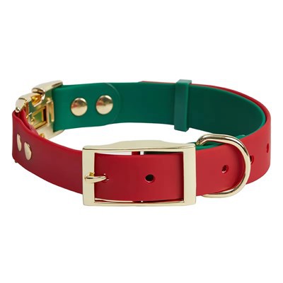 Kæledyrsartikler Jul luksus personlig nylon polstret OEM hundehalsbånd