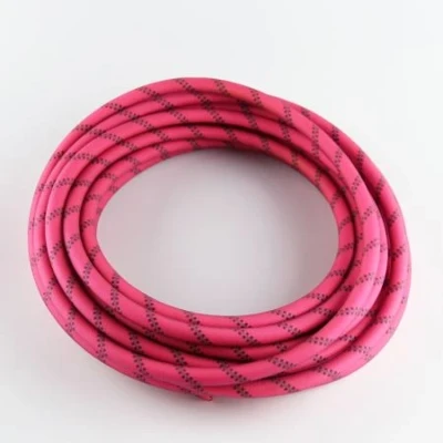 8mm diameter runde hund fører lavet af PVC belagt Nylon Rope